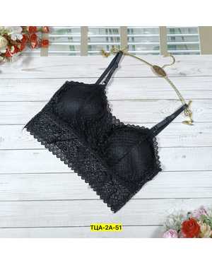 Женский топ с поролоном Состав : Кружевной и хлопок