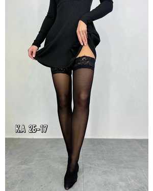 КАПРОНОВЫЕ ЧУЛКИ С СИЛИКОНОВОЙ ВСТАВКОЙ ПЛОТНОСТЬ: 40DEN