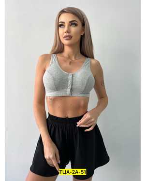 Женский топ с поролоном Состав : Хлопок, эластан