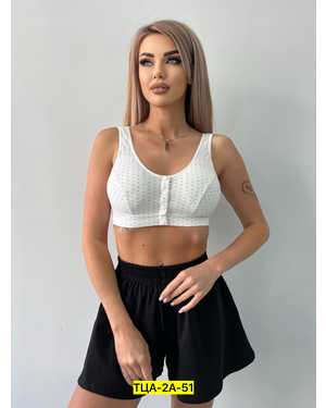 Женский топ с поролоном Состав : Хлопок, эластан