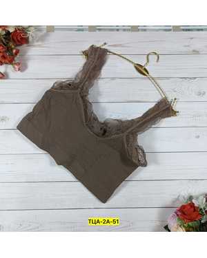 Женский топ с поролоном Состав : Микрофибр и хлопок в рубчике