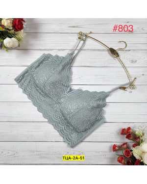 Женский топ с поролоном Состав : Кружевной и микрофибро