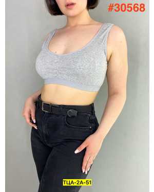 Женский топ с поролоном Состав : Хлопок, эластан