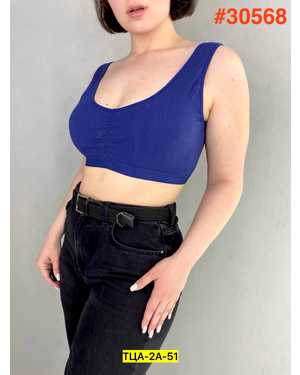 Женский топ с поролоном Состав : Хлопок, эластан