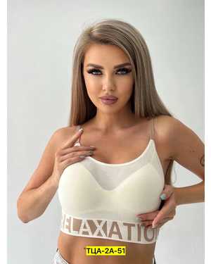 Женский топ с поролоном Состав : Полиэстер, эластан