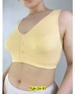 Женский топ без поролона с кнопками Состав: Хлопок, эластан