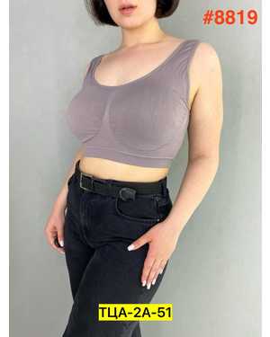 Женский топ с поролоном. Состав : Микрофибр