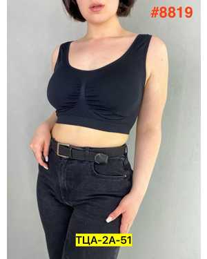 Женский топ с поролоном. Состав : Микрофибр