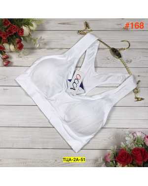 Женский топ с поролоном. Состав : Полиэстер, эластан