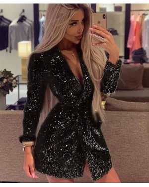 ПЛАТЬЕ-ПИДЖАК ТКАНЬ ПАЙЕТКИ НА БАРХАТЕ