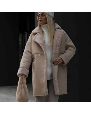 ДУБЛЕНКА ТКАНЬ ДУБЛЕНКА С БАРАШКОМ