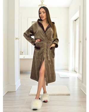Женский махровый халат