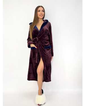 Женский махровый халат
