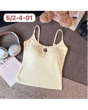 Женский топ с тонким поролоном