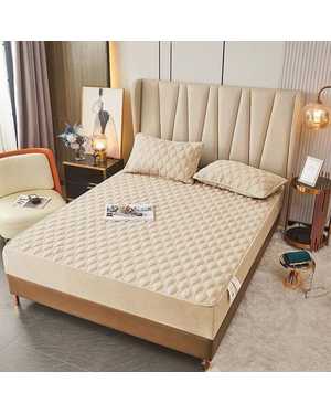 Наматрасники стёганный из 100% хлопка Высота борта 30см резинка по кругу Размер 140х200 (+30см)