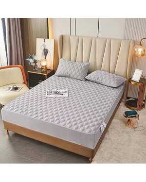 Наматрасники стёганный из 100% хлопка Высота борта 30см резинка по кругу Размер 180х200 (+30см)