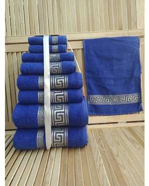 Комплект из восьми полотенец VERSACE Материал: Махра Состав: 100% хлопок Плотность: 400г/м2 Размер: 70*130 СМ- 2 шт, 50*80 СМ- 2 шт, 30*60 СМ - 2 шт, 30*30 СМ - 2 шт