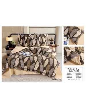 Комплект постельного белья с готовым одеялом от фирмы St.Balis. Вид ткани: Сатин Хлопок Наполнитель одеяло: 100% шелк Тусса Плотность одеяло: 300г/м(возможно замена на похожее)