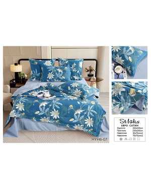 Комплект постельного белья с готовым одеялом от фирмы St.Balis. Вид ткани: Сатин Хлопок Наполнитель одеяло: 100% шелк Тусса Плотность одеяло: 300г/м(возможно замена на похожее)