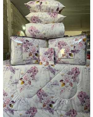 Комплект постельного белья с одеялом + подушка 2шт. Ткань: Сатин-Хлопок(возможно замена на похожее)