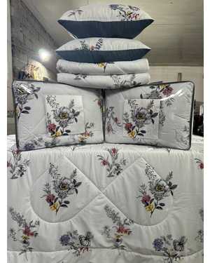 Комплект постельного белья с одеялом + подушка 2шт. Ткань: Сатин-Хлопок(возможно замена на похожее)