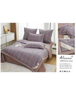 Комплект постельного белья с готовым одеялом. качество ткани: сатин плотность 150г/м2 наполнитель одеяло: 15% шелк, 85% микрогель(возможно замена на похожее)