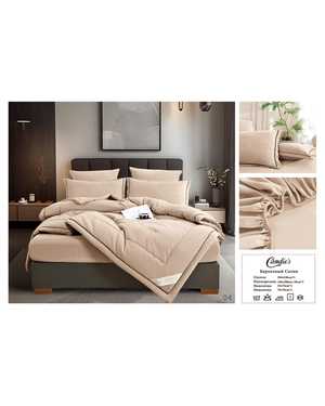Комплект постельного белья Candies Barhat с готовым одеялом. Ткань: Бархатный Сатин(возможно замена на похожее)