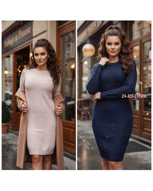 ПЛАТЬЕ ТКАНЬ ВЯЗКА С БЛЕСК