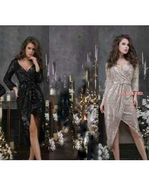 ПЛАТЬЕ В РАЗМЕР ТКАНЬ ПАЙЕТКА С ПОДКЛАДКОЙ