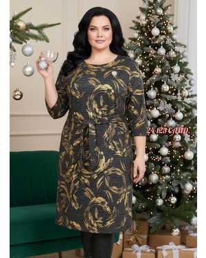 ПЛАТЬЕ ТКАНЬ ЖАККАРД С ЛЮРЕКСОМ