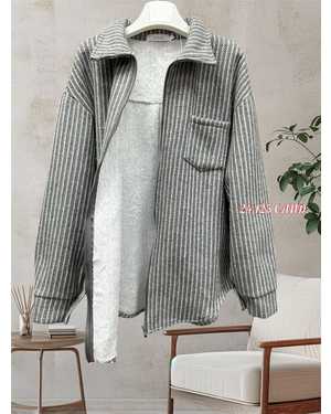 РУБАШКА ТКАНЬ ДРАП С ПОЛНЫМ МЕХОМ