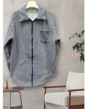 РУБАШКА ТКАНЬ ДРАП С ПОЛНЫМ МЕХОМ