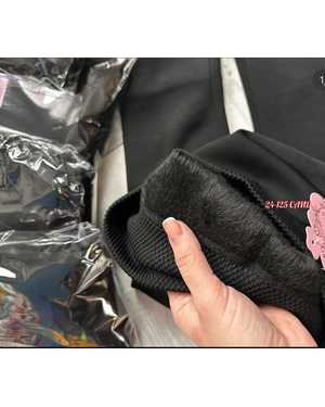 ЛЕГГИНСЫ ТКАНЬ С МЕХОМ