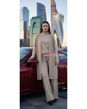 ЖЕНСКИЙ КОСТЮМ ТРОЙКА ТКАНЬ КАШЕМИРОВЫЙ ЛАПША