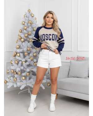 СВИТЕР ТКАНЬ ВЯЗНЫЙ КАШЕМИР