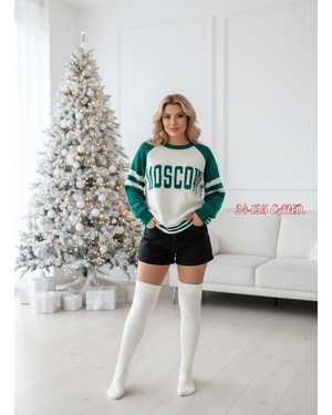 СВИТЕР ТКАНЬ ВЯЗНЫЙ КАШЕМИР