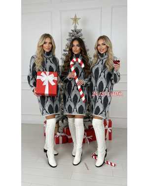 ПЛАТЬЕ-ТУНИКА ТКАНЬ ШЕРСТЬ АНГОРА