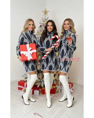 ПЛАТЬЕ-ТУНИКА ТКАНЬ ШЕРСТЬ АНГОРА