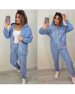 ЖЕНСКИЙ КОСТЮМ ДВОЙКА ТКАНЬ ТРИКОТАЖ