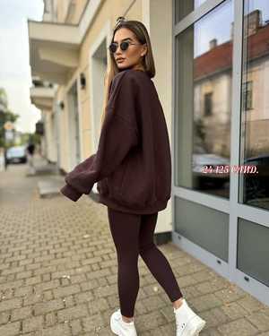 ЖЕНСКИЙ КОСТЮМ ТКАНЬ ТРЕХНИТКА НА ФЛИСЕ, КАШЕМИРОВАЯ ЛАПША