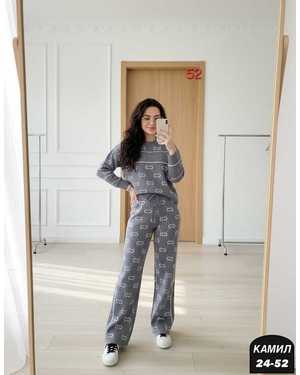 ЖЕНСКИЙ КОСТЮМ ДВОЙКА ТКАНЬ КАШЕМИР С СТРАЗАМИ