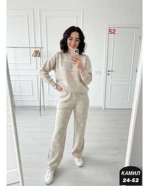 ЖЕНСКИЙ КОСТЮМ ДВОЙКА ТКАНЬ КАШЕМИР С СТРАЗАМИ