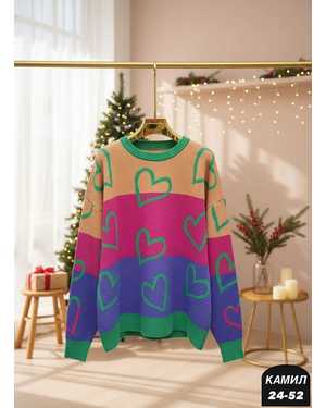 СВИТЕР ТКАНЬ КАШЕМИР