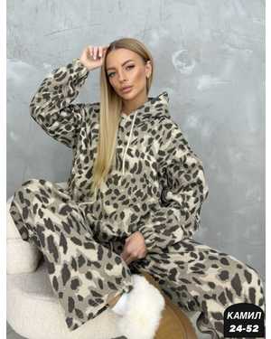 ЖЕНСКИЙ КОСТЮМ ДВОЙКА ТКАНЬ С НАЧЕСОМ