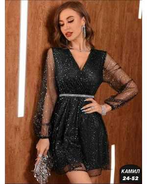 ПЛАТЬЕ ТКАНЬ КРЕПУН + ГИПЮР