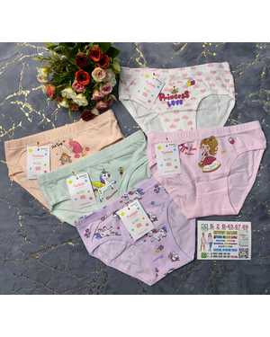 Трусики детские Состав:Хлопок 95% Эластан 5% Цена за упаковку:10ШТ