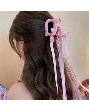 Заколка-краб для волос в в форме сердца