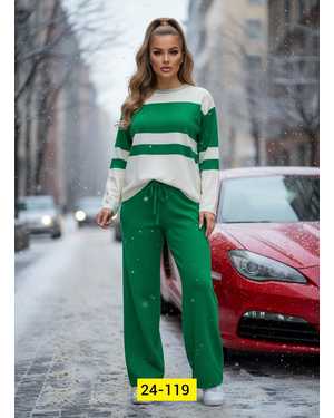 ЖЕНСКИЙ КОСТЮМ ДВОЙКА ТКАНЬ ВЯЗКА