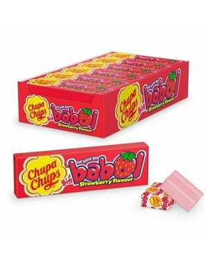 Жевательная резинка Биг Бабол со вкусом клубники В упаковке 21г*24шт