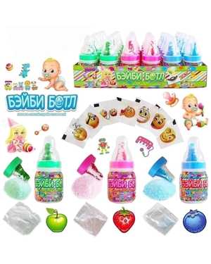 Карамель Бейби Ботл с кислой пудрой В упаковке 5гр*30шт